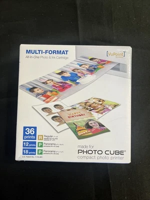 NIB VuPoint Solutions ACS-IP-P20-VP Color Cartride for Photo Cube Printer Sealed - Image 1 of 4