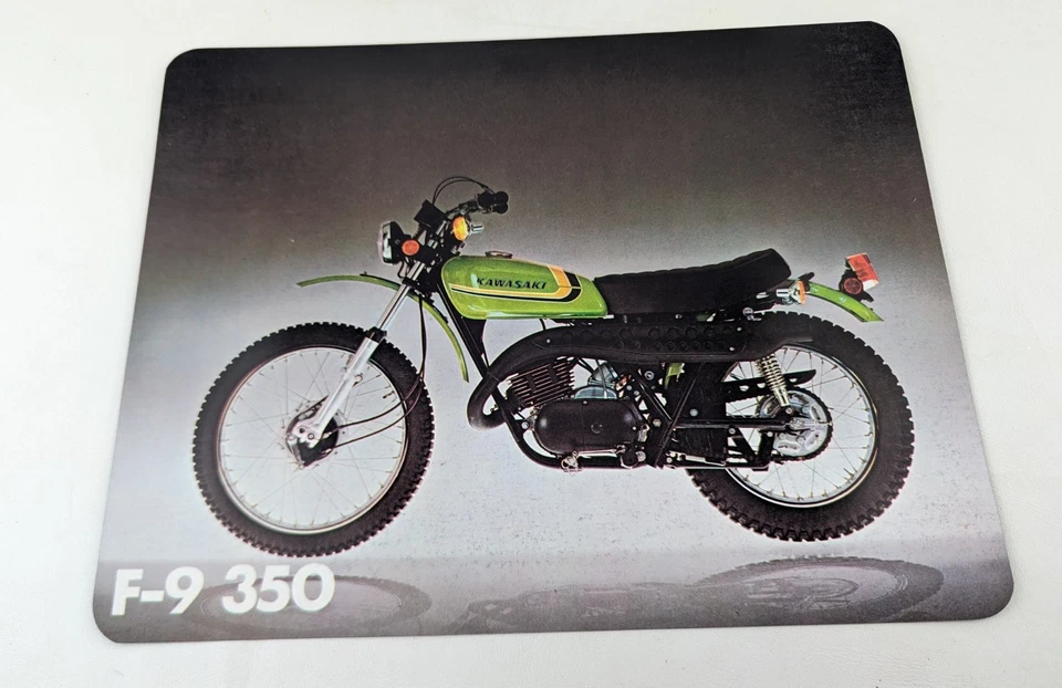 1970's Kawasaki F-9 350 Original Dealer Sales Brochure excellent - image 1 of 3