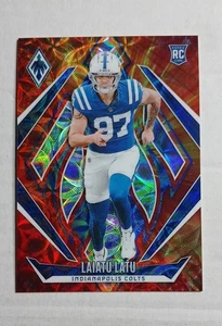 2024 Panini Phoenix - Rookies Laiatu Latu #217 Fire Burst /350 (RC) - Picture 1 of 2