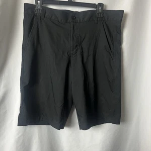 Men’s Fila Sport Golf Black Shorts Flat Front Front And Back Pockets Size 32 - Picture 1 of 8