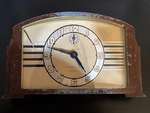 Reloj Lux Vintage Mfg. Co. Reloj despertador, publicidad, zapatos marca estrella - Imagen 1 de 8
