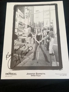 8x10 signed Jennifer Barretta WPBA player - Picture 1 of 1