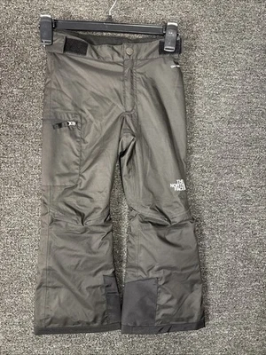 Pantalones de nieve North Face para niñas pequeños 7/8 negros esquí al aire libre Foto 1 de 4