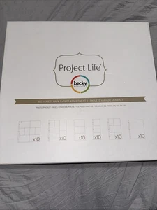 Becky Higgins Project Life Gran Variedad Pack 3 60 Hojas - Imagen 1 de 3