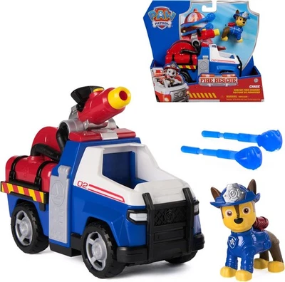 Paw Patrol Fire Rescue: Veicolo Antincendio di Chase con Personaggio,...  - Immagine 1 di 4
