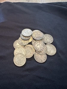 German Empire Deutsche Reich 1/2 (Half) Mark 90% Silver Coin (.900) - Picture 1 of 2