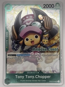 Tony Tony.Chopper OP02-034 ST15-ST20 Release Event Winner Foil Near Mint NM  - Picture 1 of 2