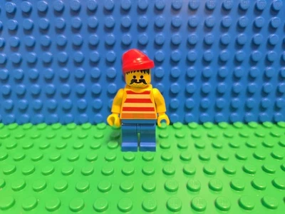 Lego Pirata Minifigura pi043 6276 6254 Rojo Blanco CMF Lote Retirado Raro De Colección Foto 1 de 4