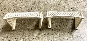 Lego 2 Pc Grid Net 8X12 White Football Soccer Goals - Picture 1 of 2