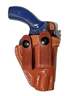 Funda de cuero IWB S&W marco J revólver de 2”, cañón RUGER SP101 2” (# 7300 BRN) Foto 1 de 4