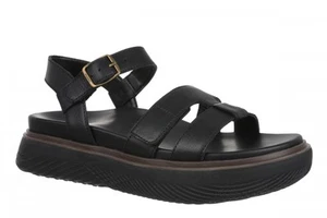 Vionic Solana Women's Supportive Adjustable Slide Platform Sandal Black - 8 Wide - Picture 1 of 5