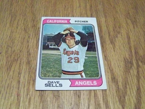 DAVE SELLS 1974 TOPPS BASEBALL CARD # 37 - Picture 1 of 1