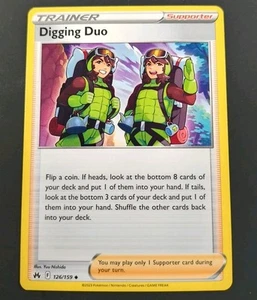 Pokemon Crown Zenith Digging Duo Uncommon Trainer Card 126/159 NM - Picture 1 of 1