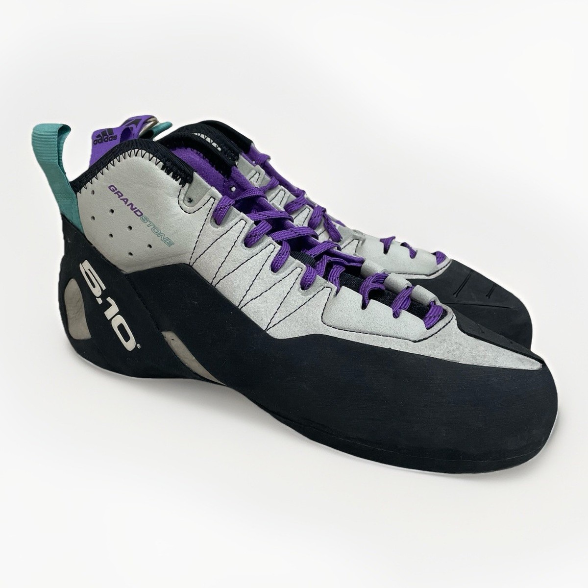adidas 5.10 Five Ten Grandstone Climbing Shoes Black Purple 