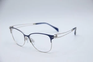 NEW LINE ART CHARMANT XL 2113 BL BLUE SILVER AUTHENTIC FRAMES EYEGLASSES 52-15 - Picture 1 of 4