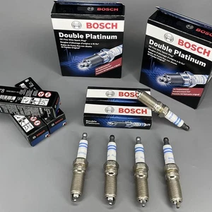 BOSCH Platinum Spark Plugs 5PCS FR7MPP10 For 2004-2007 VOLVO S60 L5-2.5L - Picture 1 of 2