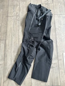 NWT Arcteryx Alpha SV Bib Black Gore Tex Pro Mountaineering Ski Pant - Picture 1 of 8