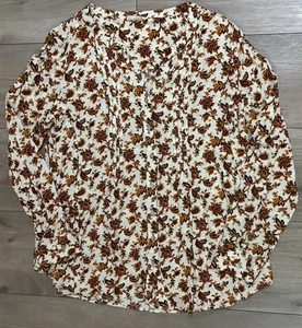 jane and delancey Top geblümt orange Gr. L Bluse Paisley - Bild 1 von 6