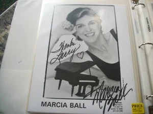 MARCIA BALL - CANTANTE Y PIANISTA DE BLUES -- IMAGEN AUTOGRAFIADA 8X10 - Imagen 1 de 1