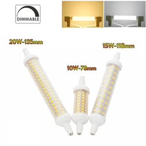 Dimmable R7s Led Bulb 135mm Warm 10w 15w Bulbs Cool White Ceramic 20w 220v White - Picture 1 of 16