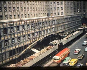 Lotto di 25 vecchie diapositive fotografiche vintage Socony Mobil costruzione progresso New York 1956 - Foto 1 di 14
