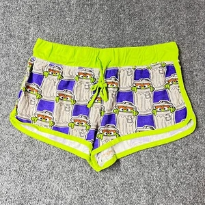Sesame Street Pajama Shorts Women's Large Green Oscar the Grouch EUC - Picture 1 of 4