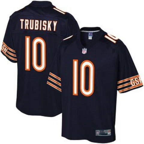 NWT Mitchell Trubisky Chicago Bears Officially Licensed Men’s Pro Line Jersey Cover