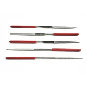 5PC MINI NEEDLE FILE SET PRECISION MICRO FILES CRAFT METAL GLASS METAL WORK TOOL - Picture 1 of 12