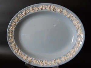 Wedgwood Queensware Cream on Lavender Medium Size Platter 14 1/2" Smooth Edge - Picture 1 of 9