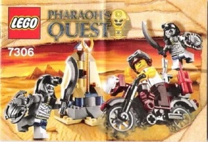 🧱 LEGO Nueva Instrucción 7306 Pharoah's Quest Golden Staff Guardians Manual Solo - Imagen 1 de 2