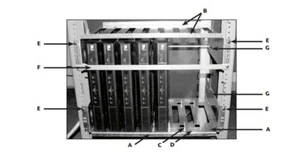 RR-6/8RX Universal 19 inch Satellite Receiver Rack. - Picture 1 of 1