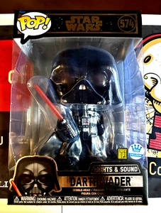 Figura de acción Funko Pop #574 Star War Darth Vader exclusiva 10" Bobblehead nueva en caja - Imagen 1 de 2