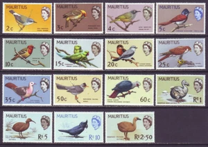 Mauritius 1965 SC 276-290 MNH Set Bird - Picture 1 of 2