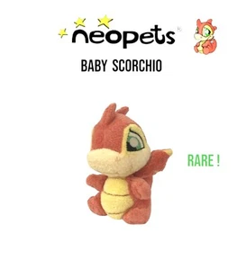 Neopets Baby Scorchio Pink Dragon 5 1/2" Plush 2004 - Rare ! - Picture 1 of 5