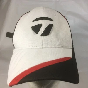 TaylorMade Hat Golf Cap Tmax Gear Tm 2010 Nighthawk White Red Strap Back  - Picture 1 of 6