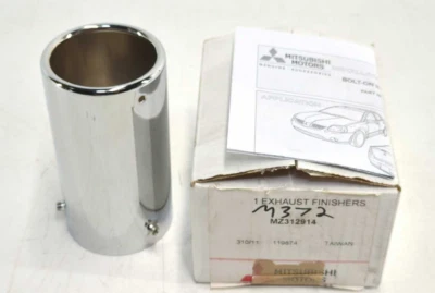 Nuevo acabado de punta de silenciador de escape cromado OEM Mitsubishi Galant 2004-2012 MZ312914 Foto 1 de 4