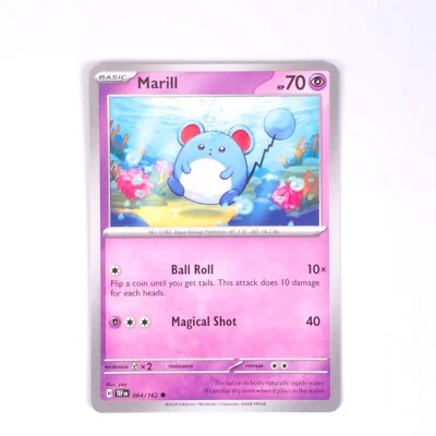 Marill 064/162 Pokemon SV05: Temporal Forces Common NM - Image 1 of 2