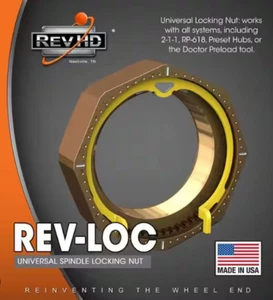 RL-D02 Rev HD Rev Loc Universal Locking Spindle Nut for Drive Axle - Picture 1 of 1