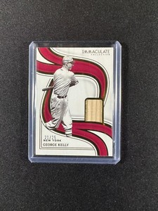 2023 Immaculate Baseball George Kelly Bat Relic /25 - New York Giants HOF