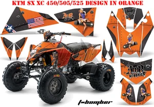 KIT GRÁFICO DE DECORACIÓN DE CARRERAS AMR ATV KTM 450 505 525 SX XC T-BOMBER B - Imagen 1 de 2