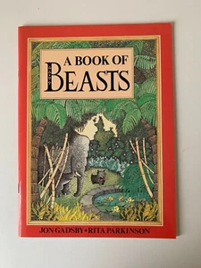 Book of Beasts by Jon Gadsby (Paperback 1995) Rare Vintage Childrens Animal Book - Picture 1 of 12