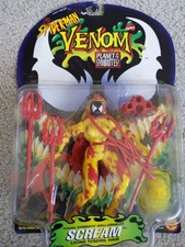 Spiderman Animated Series Scream Action Figure Venom Planet Of The Symbiotes!