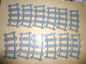 Lego RC Track 12x 53400 Curve - Good - Picture 1 of 1
