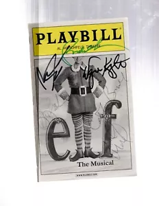 Elf The Musical Cast handsigniert 7 handsignierte Playbill Wayne Knight - Bild 1 von 2