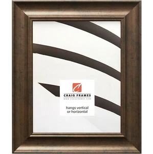 Craig Frames Vintage Revival, 1.75 Inch Wide Rustic Copper Picture Frame - Picture 1 of 11
