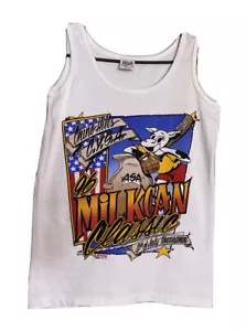 Vintage Tanktop Made In USA 100% Baumwolle Einzelnaht Milkcan Classic Tournament - Bild 1 von 6