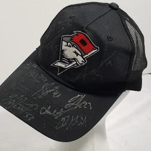 Charlotte Checkers Trucker Cap Hat Adjustable Snap Back With 10 Autographs - Picture 1 of 6