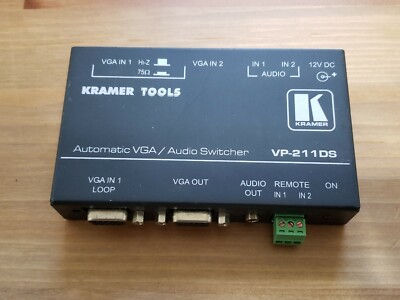 Kramer Tools Automatic VGA / Audio Switcher V...