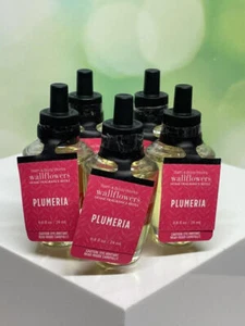 x5 Bath & Body Works Plumeria Wallflowers Refills - Picture 1 of 1