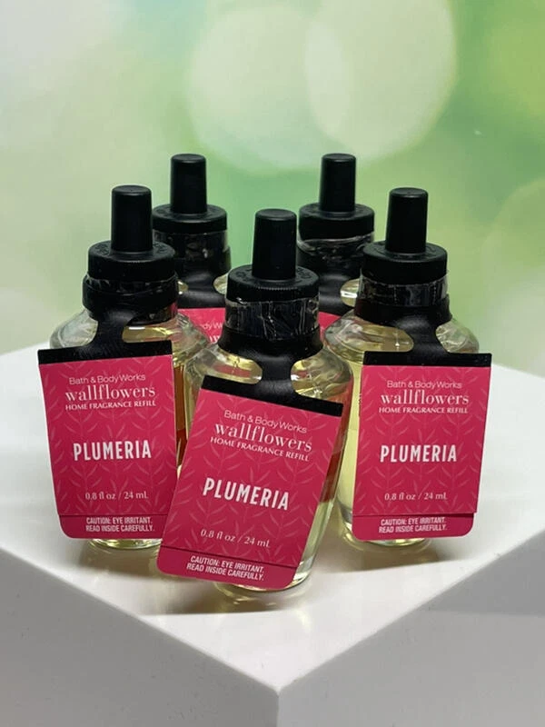 x5 Bath & Body Works Plumeria Wallflowers Refills - Image 1 of 1